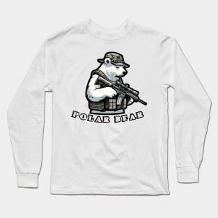 Tactical Polar Bear Long Sleeve T-Shirt